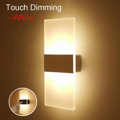 Rechargeable Dimmable Wall Light by Rikard - White / Touch Dimming