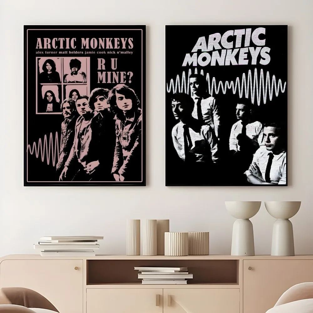 Retro Arctic Monkeys Singer Poster - Waterproof Wall Art - Posters