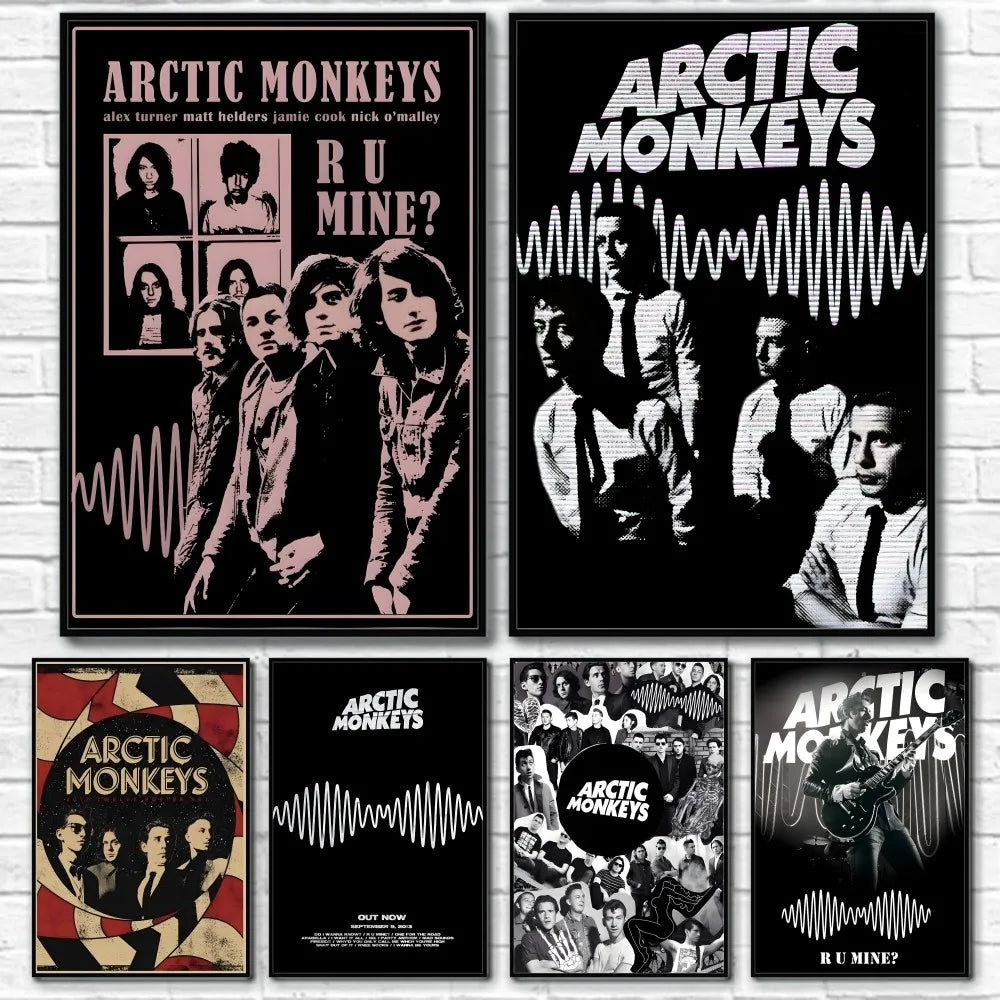 Retro Arctic Monkeys Singer Poster - Waterproof Wall Art - Posters