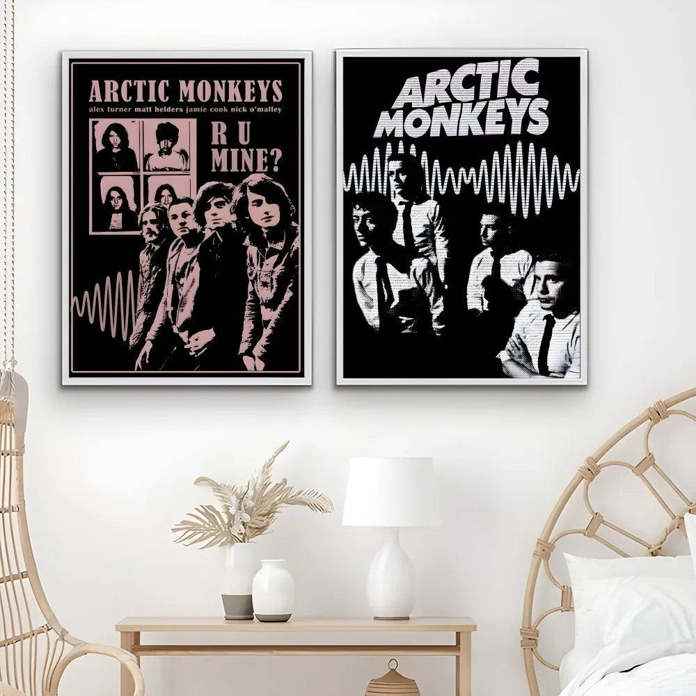 Retro Arctic Monkeys Singer Poster - Waterproof Wall Art - Posters