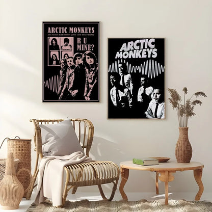Retro Arctic Monkeys Singer Poster - Waterproof Wall Art - Posters