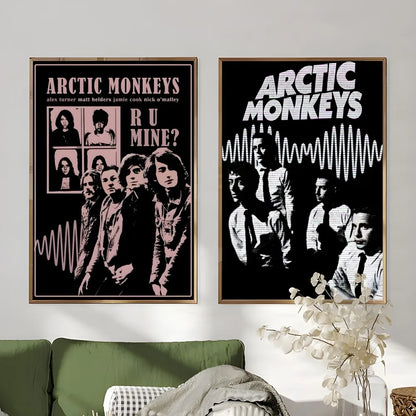 Retro Arctic Monkeys Singer Poster - Waterproof Wall Art - Posters