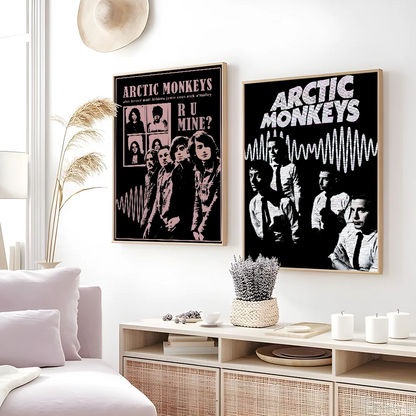 Retro Arctic Monkeys Singer Poster - Waterproof Wall Art - Posters