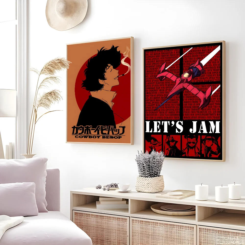 Retro Cowboy Bebop Anime Poster for Home Decor - Posters