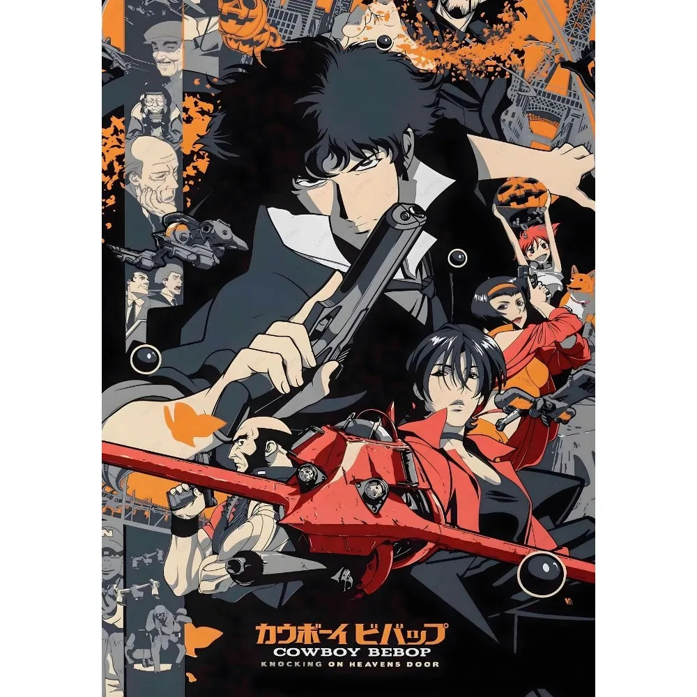 Retro Cowboy Bebop Anime Poster for Home Decor - z7 / 30X40cmNoframe - Posters