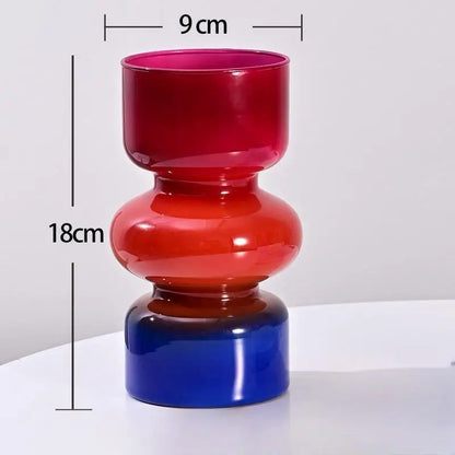 Retro Glass Vase for DIY Flower Arrangements - MULTI - Vase