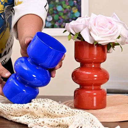 Retro Glass Vase for DIY Flower Arrangements - Vase