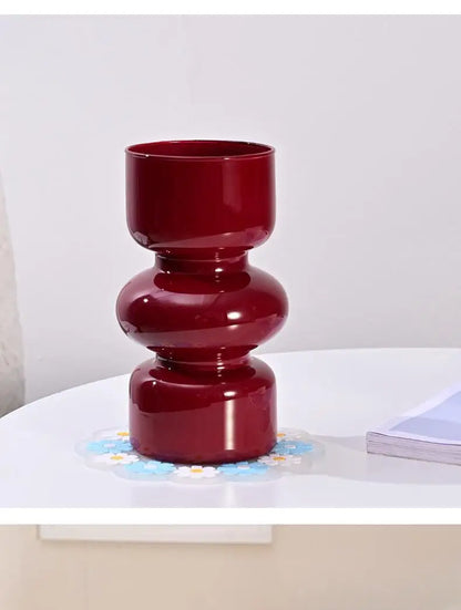 Retro Glass Vase for DIY Flower Arrangements - Vase