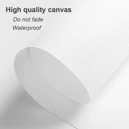 White high-quality canvas with textured weave for durability in decorbites retro queen of hearts hearts canvas wall art set