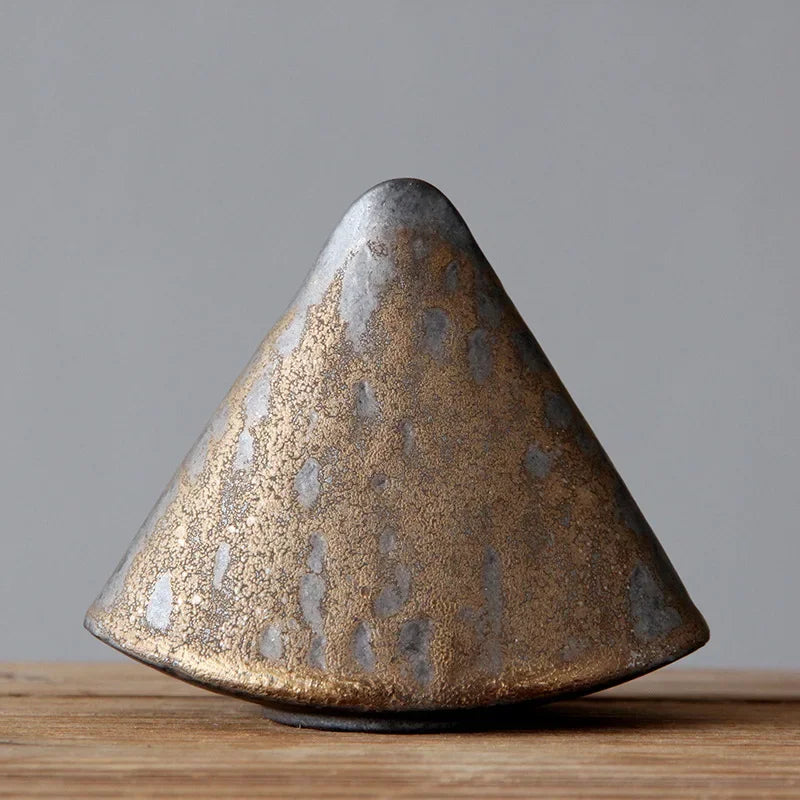 Retro Zen Flower Pottery Vase Ornaments - A - Vase