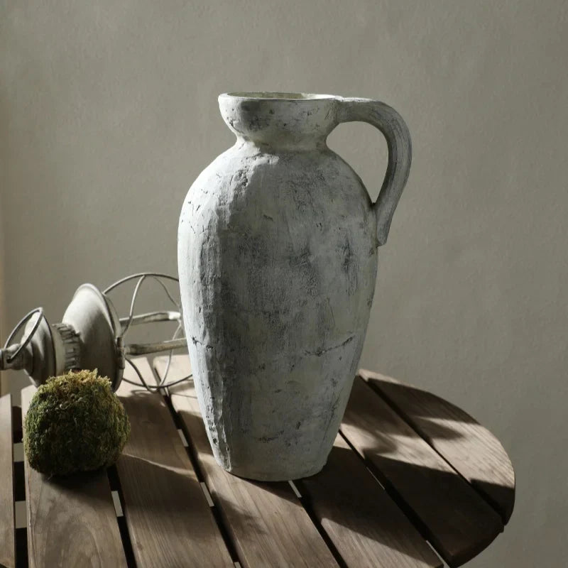 Rustic Handmade Ceramic Vase for Home Decor - Vase
