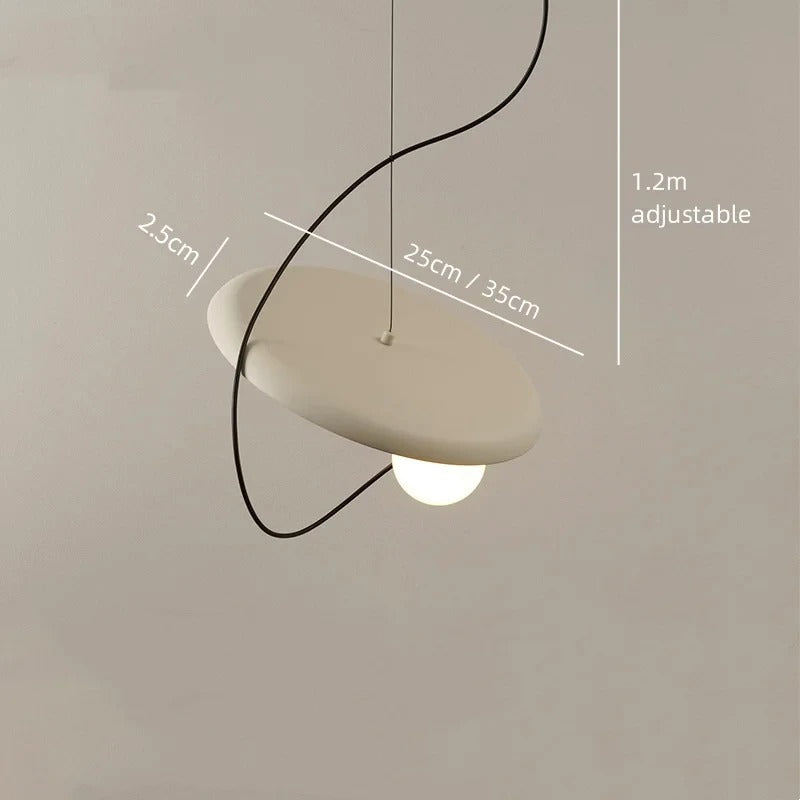 Scandinavian Pendant Light - White / Medium (25 cm)