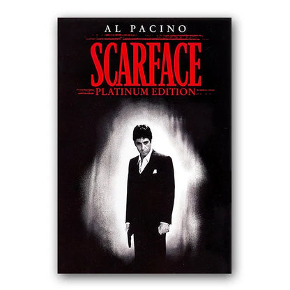 ’Scarface Tony Montana Canvas Wall Art Print’ - Navy Blue / 50x70cm No Frame - Posters