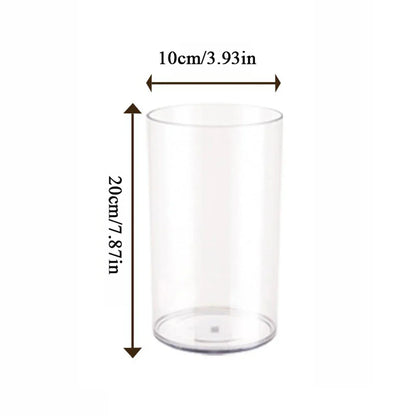 Shatterproof Clear Acrylic Cylinder Vase - 10x20cm - Vase
