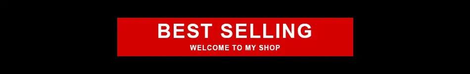 Red rectangular banner with white text best selling and welcome to my shop for decorbites shatterproof clear acrylic flower vase