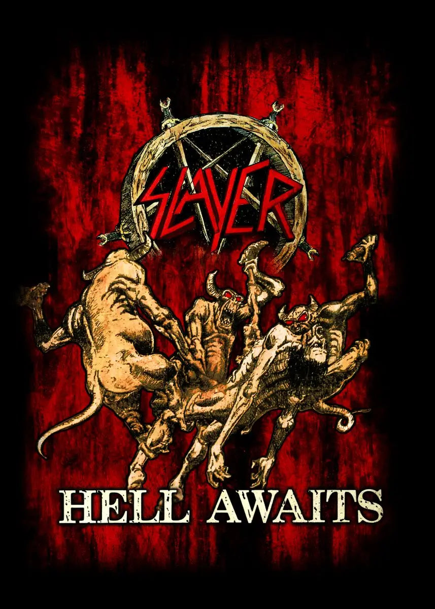 Slayer Heavy Metal Band Album Poster Canvas Art - I / 30X40cm No Framed - Posters