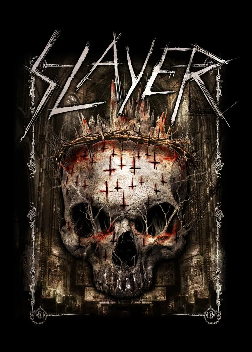 Slayer Heavy Metal Band Album Poster Canvas Art - M / 30X40cm No Framed - Posters