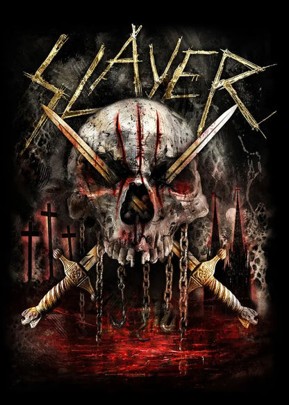 Slayer Heavy Metal Band Album Poster Canvas Art - T / 30X40cm No Framed - Posters