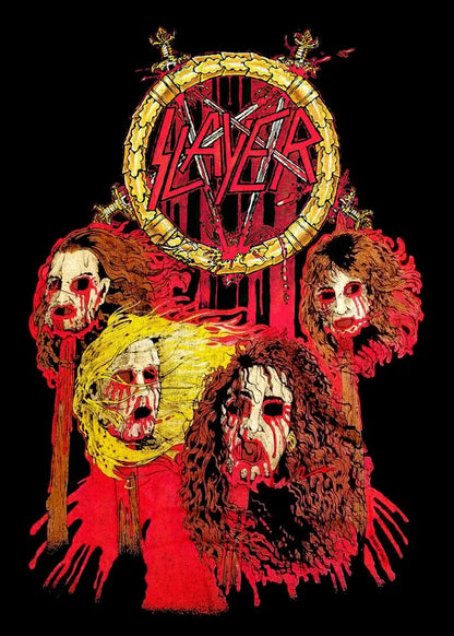 Slayer Heavy Metal Band Album Poster Canvas Art - L / 30X40cm No Framed - Posters