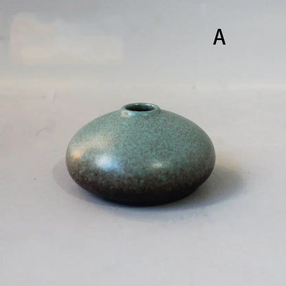 Small Ceramic Vase - Elegant Japanese Home Decor - 02-A - Vase