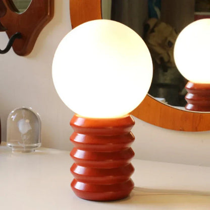 Small Table Lamp Bauhaus - Red