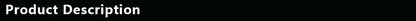 A black background with white text displaying product description for DecorBites solar owl garden light waterproof led