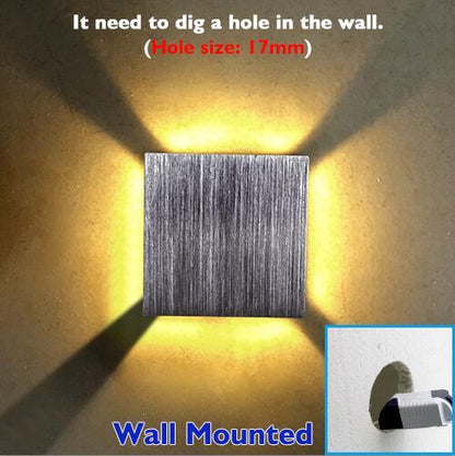 Sphera Modern LED Cube Box Wall Sconces