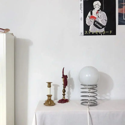 Spring Glass Table Lamp Bauhaus Furniture