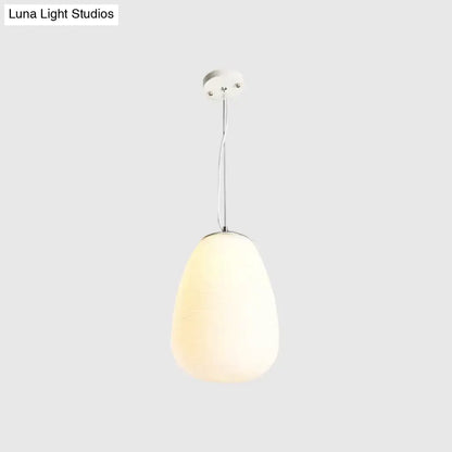 Decorbites™ nordic pendant light with opal glass frosted shade and polished chrome finish ideal for office and kitchen island