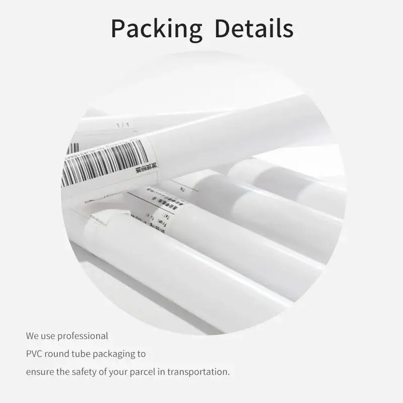 White pvc round tubes with barcode labels for packaging decorbites™ tabby cat in bathtub canvas wall art featuring japanese tabby cat
