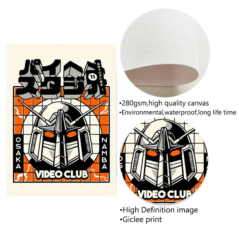 ’Takoyaki Ramen Canvas Wall Art Decor’ - Posters