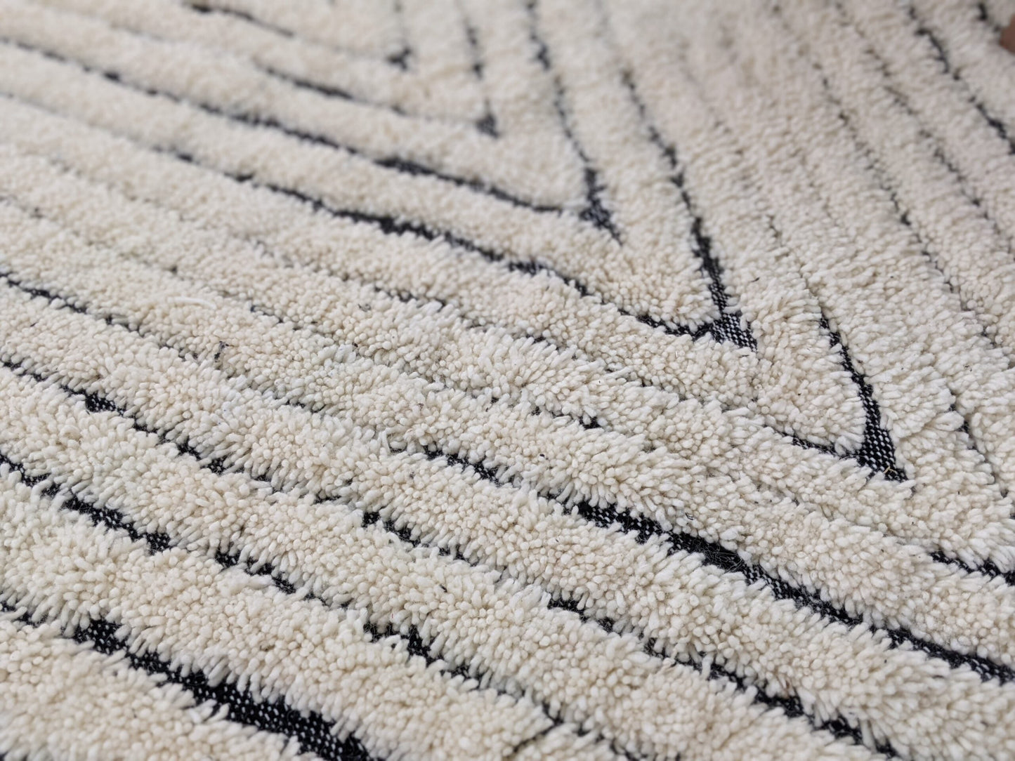 Tapis traditionnel Beni Ouarain 245 X 146 Cm