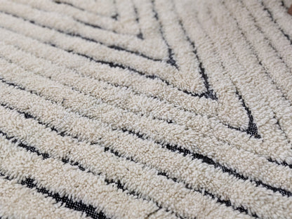 Tapis traditionnel Beni Ouarain 245 X 146 Cm