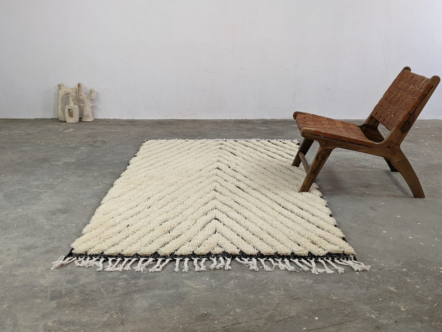 Tapis traditionnel Beni Ouarain 245 X 146 Cm