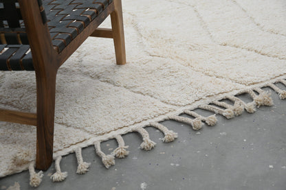 Tapis traditionnel Beni Ouarain 290 X 205 Cm