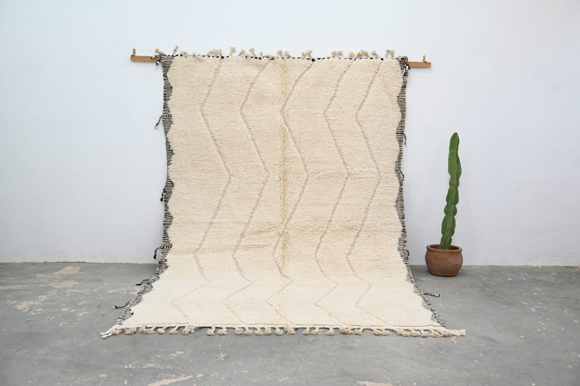 Tapis traditionnel Beni Ouarain 290 X 205 Cm