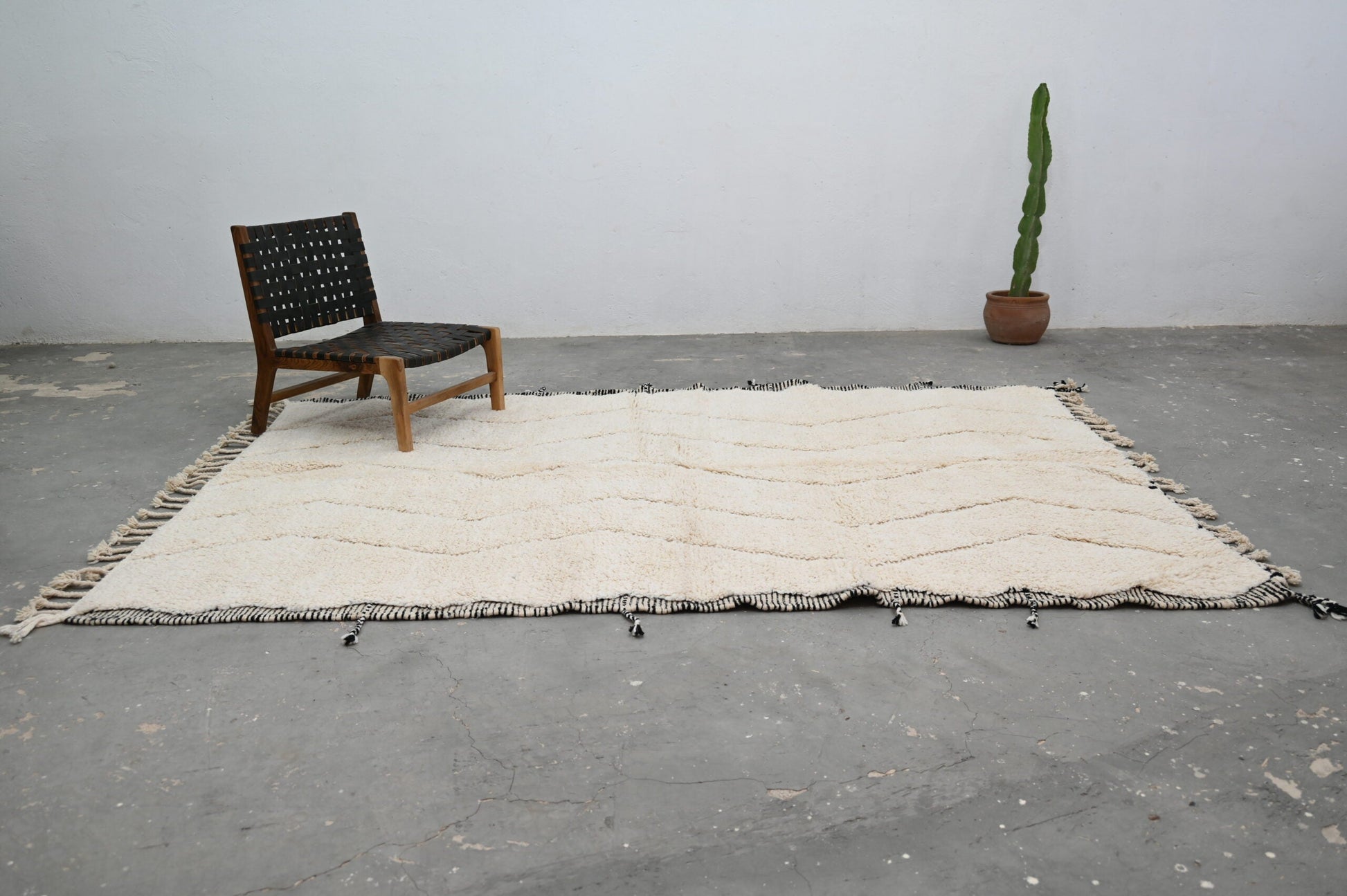 Tapis traditionnel Beni Ouarain 290 X 205 Cm