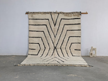 Tapis traditionnel Beni Ouarain 290 X 213 Cm