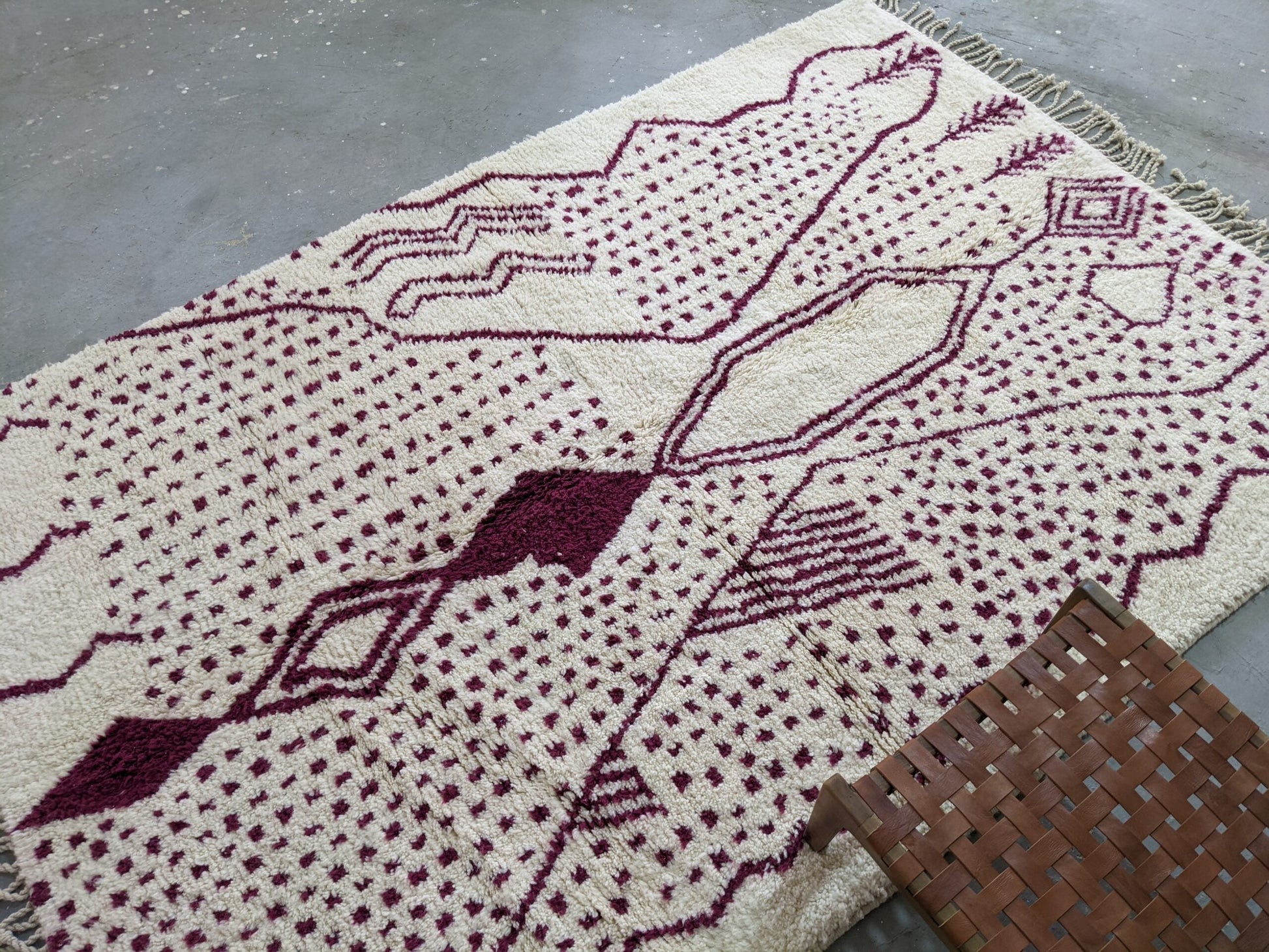 Tapis traditionnel Beni Ouarain 307 X 213 Cm