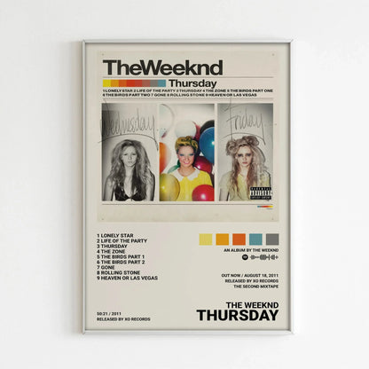 The Weeknd Music Album Posters for Home Decor - H / 30x40cm no frame - Posters