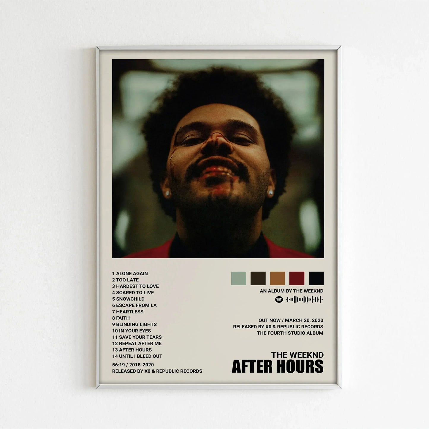 The Weeknd Music Album Posters for Home Decor - I / 40x60cm no frame - Posters