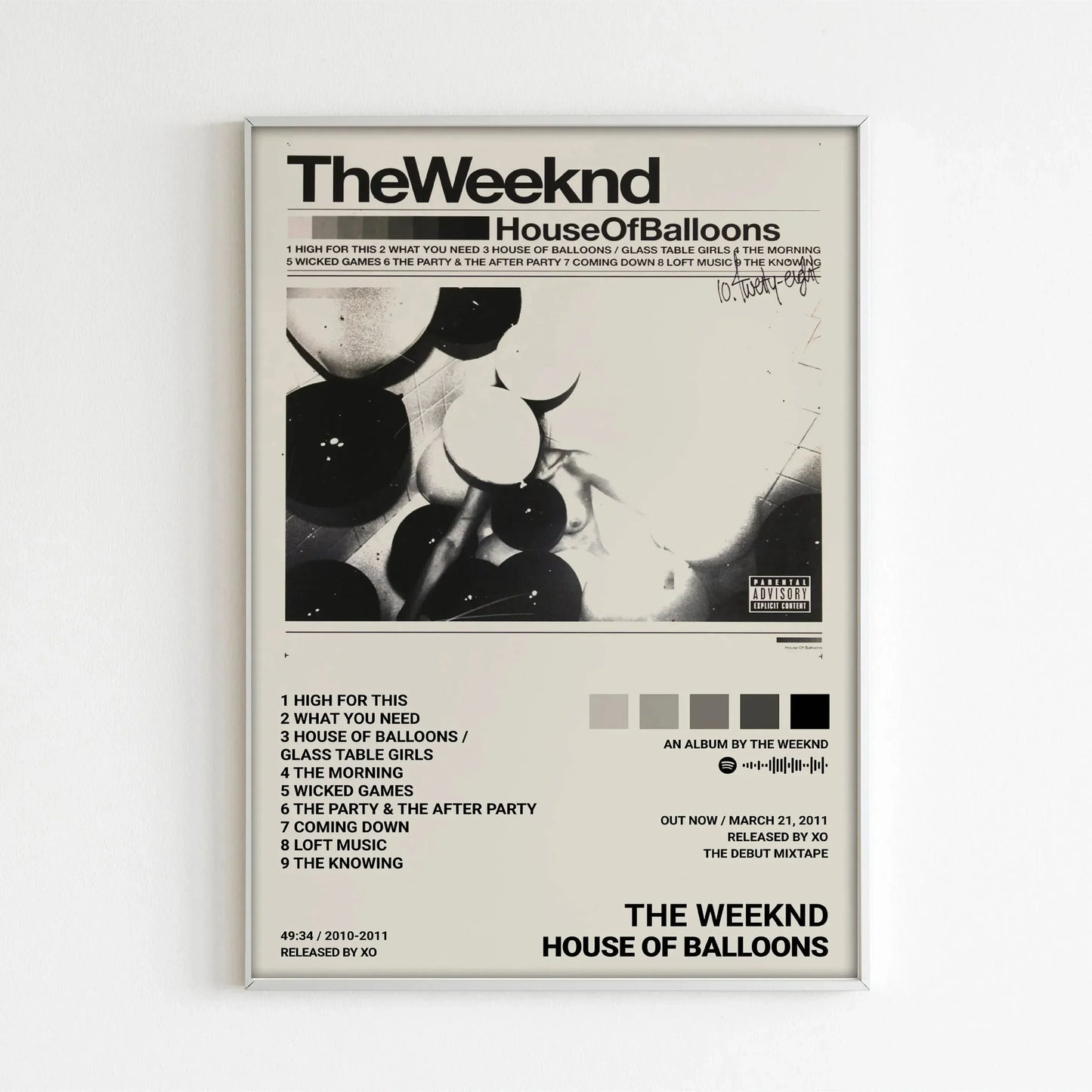 The Weeknd Music Album Posters for Home Decor - K / 40x50cm no frame - Posters