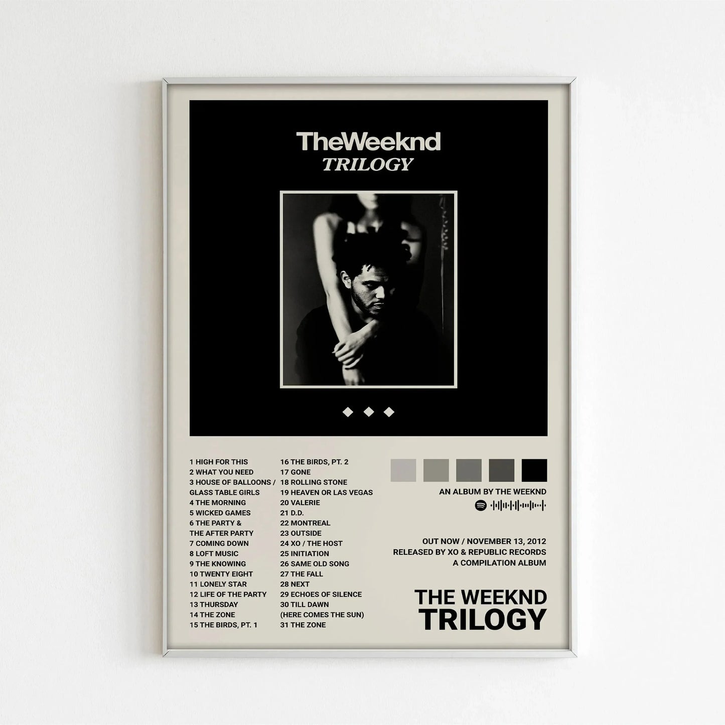 The Weeknd Music Album Posters for Home Decor - G / 40x50cm no frame - Posters
