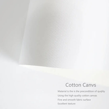 White cotton canvas with fine smooth texture and subtle woven pattern for weeknd music album home decor posters