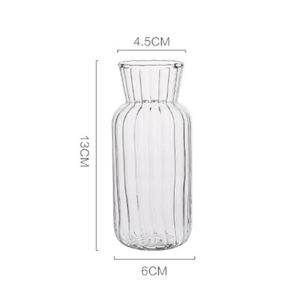 Transparent Nordic Vase for Plants and Flowers - Vase