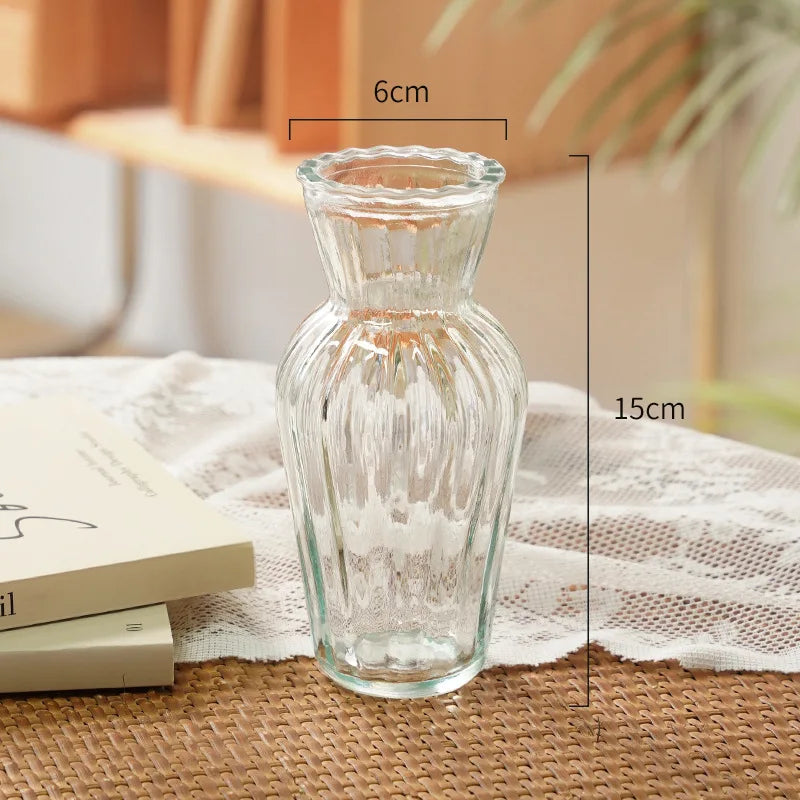 Transparent Nordic Vase for Plants and Flowers - No.3 transparent - Vase