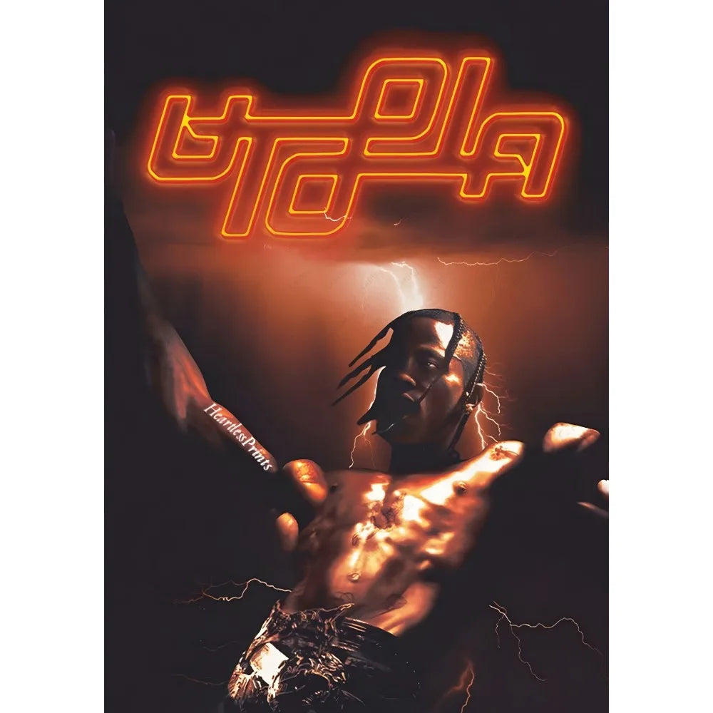 Travis Scott Album Poster - Waterproof Wall Art - z8 / 15X20cmNoframe - Posters