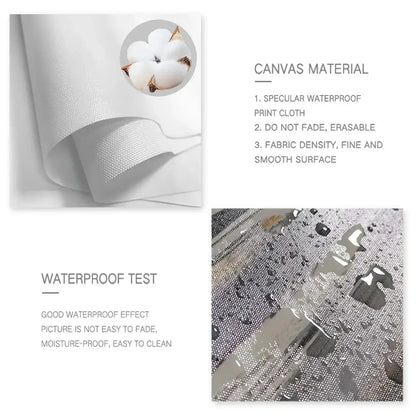 Canvas print cloth with fine smooth surface and specular waterproof finish featuring trendy orangutans wall art design