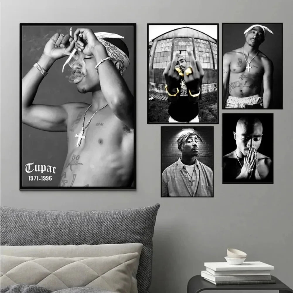 Tupac Canvas Print - Hip Hop Wall Art - Posters