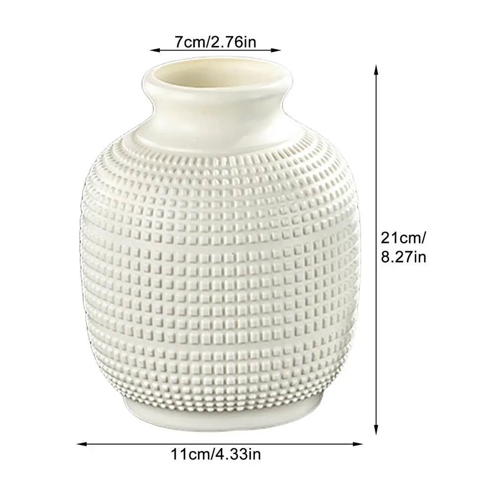 Unbreakable Modern Floral Vase for Home Decor - White / CHINA - Vase